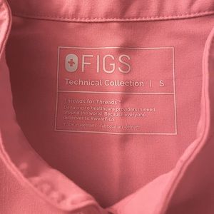 FIGS Neon Pink Scrubs Size S